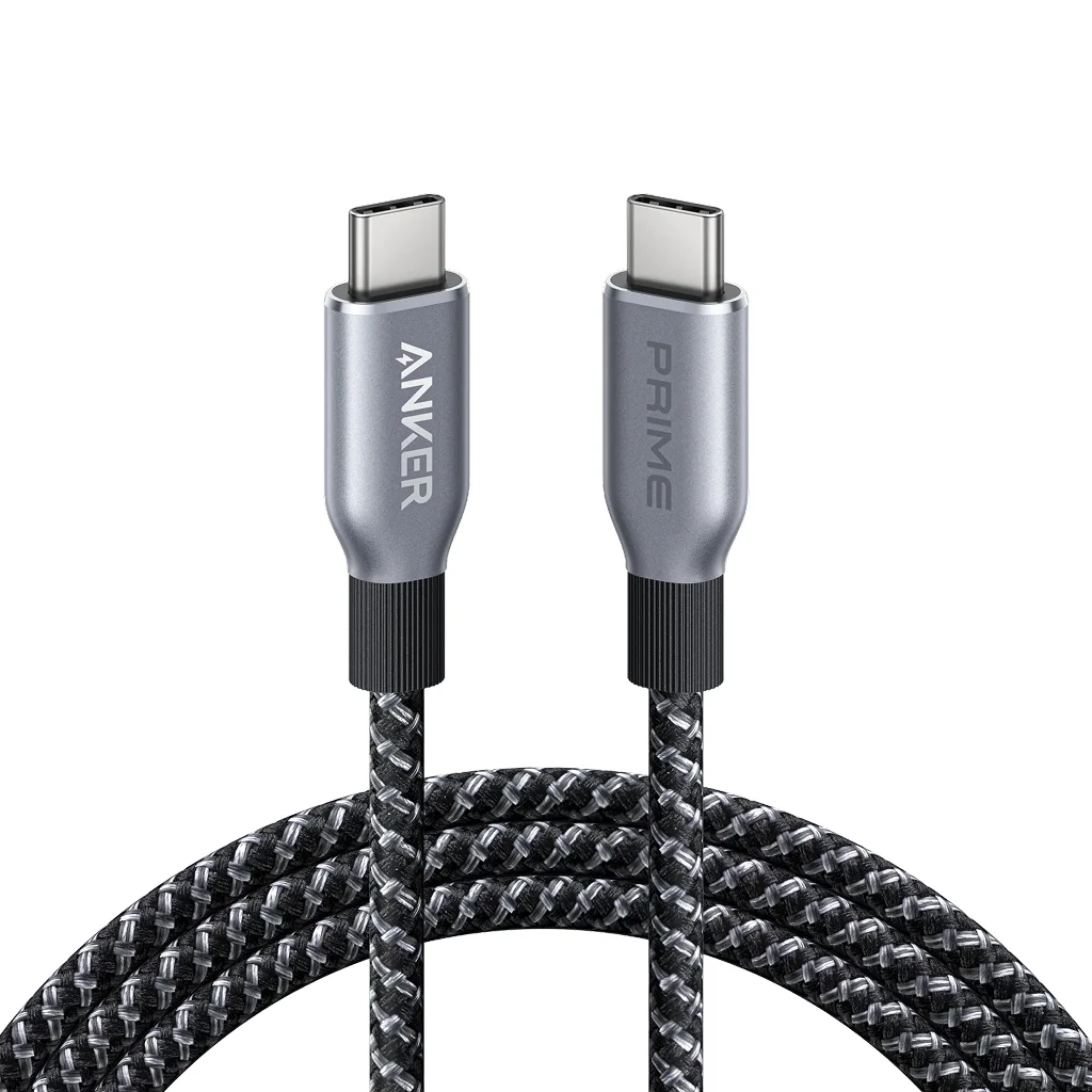 Anker Prime USB-C to USB-C Ultra-Fast Charging Braided Cable (240W) (3FT)