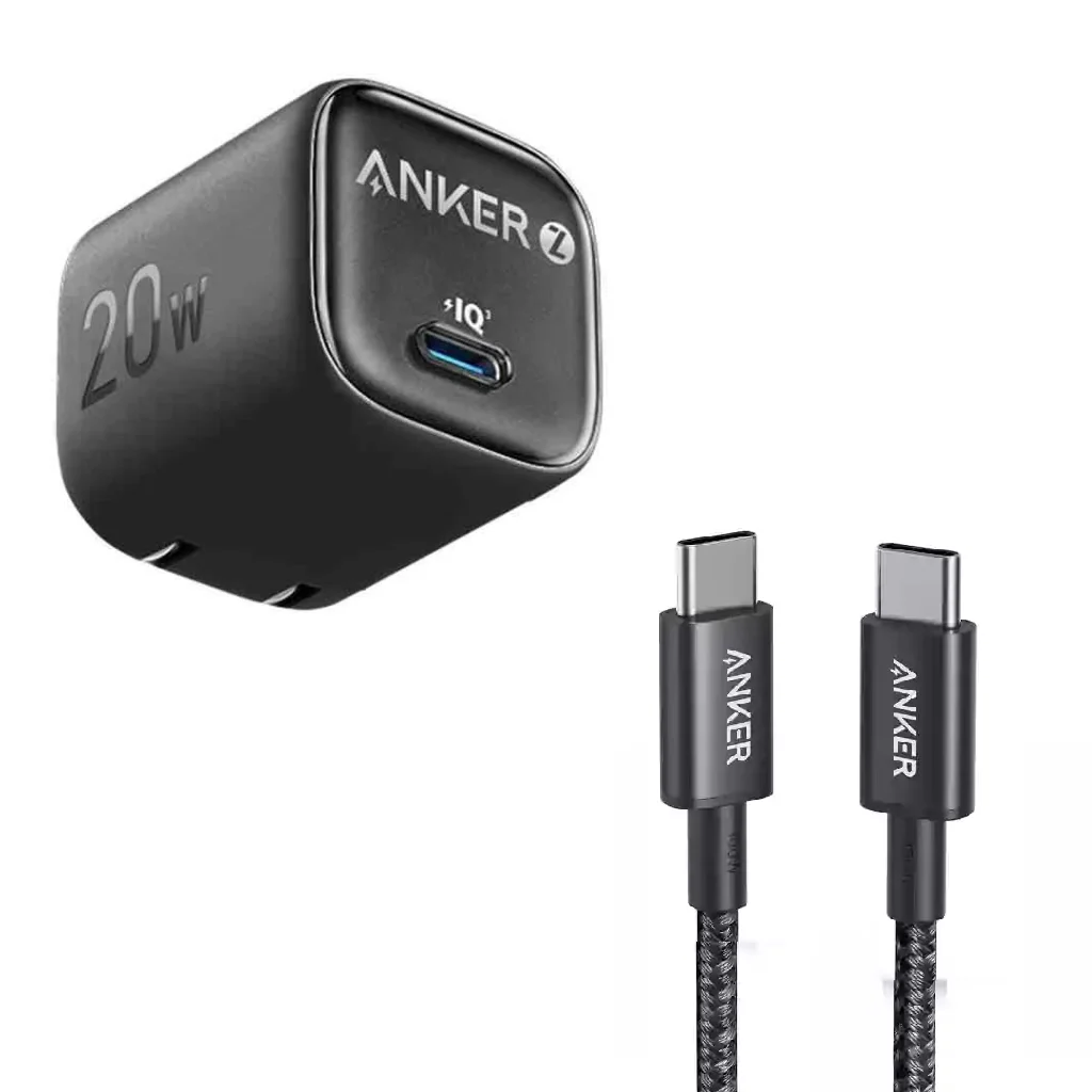 Anker Zolo 20W USB C Fast Charger with USB C to C Cable