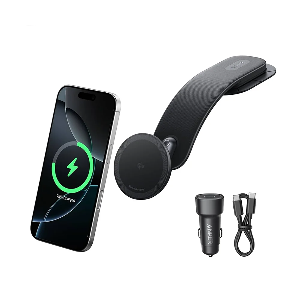 Anker Anker Nano Wireless Car Charger, 360° Adjustable Magnetic Car Charger