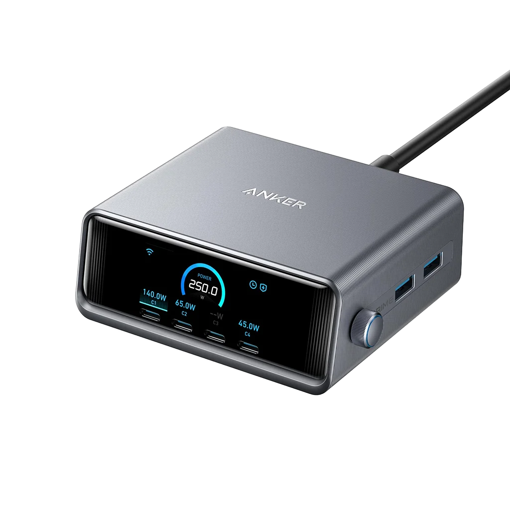 Anker Anker Prime Charger (250W, 6 Ports, GaNPrime)