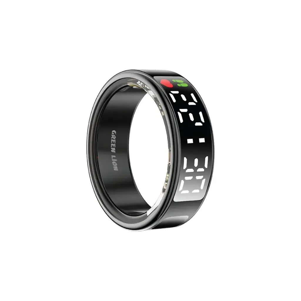 Green Lion Smart Ring Pro With Digital Display (Size 9)