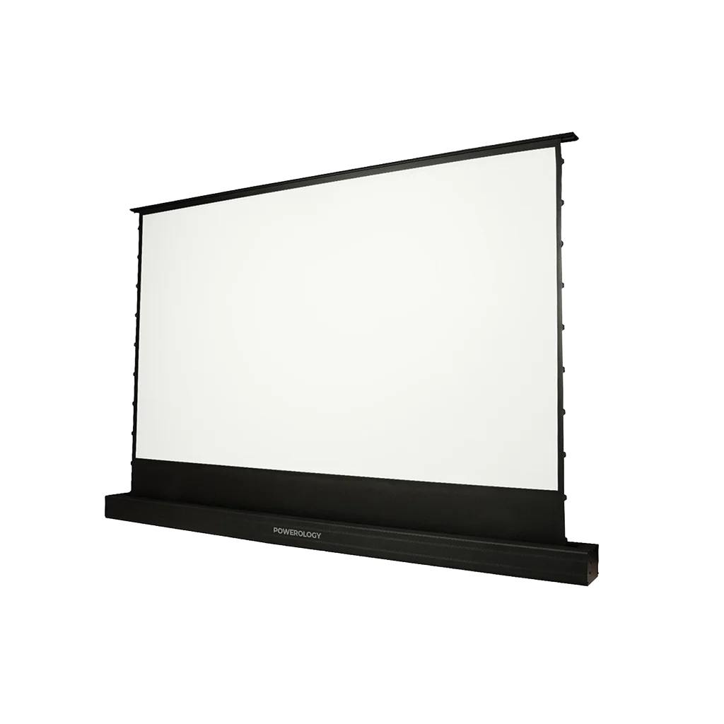 Powerology 100" Motorised Projector Screen - White