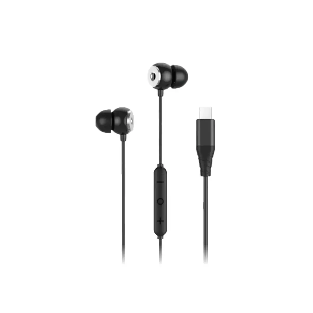 Green Lion Wired Stereo Earphones with Type-C Connector