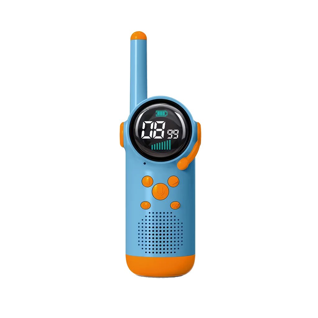 Porodo Kids Dual LCD Walkie Talkies (Blue)