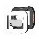 Porodo Lifestyle Handheld Ring Grip Camera & phone vlogging light with Desktop support & Phone clamp