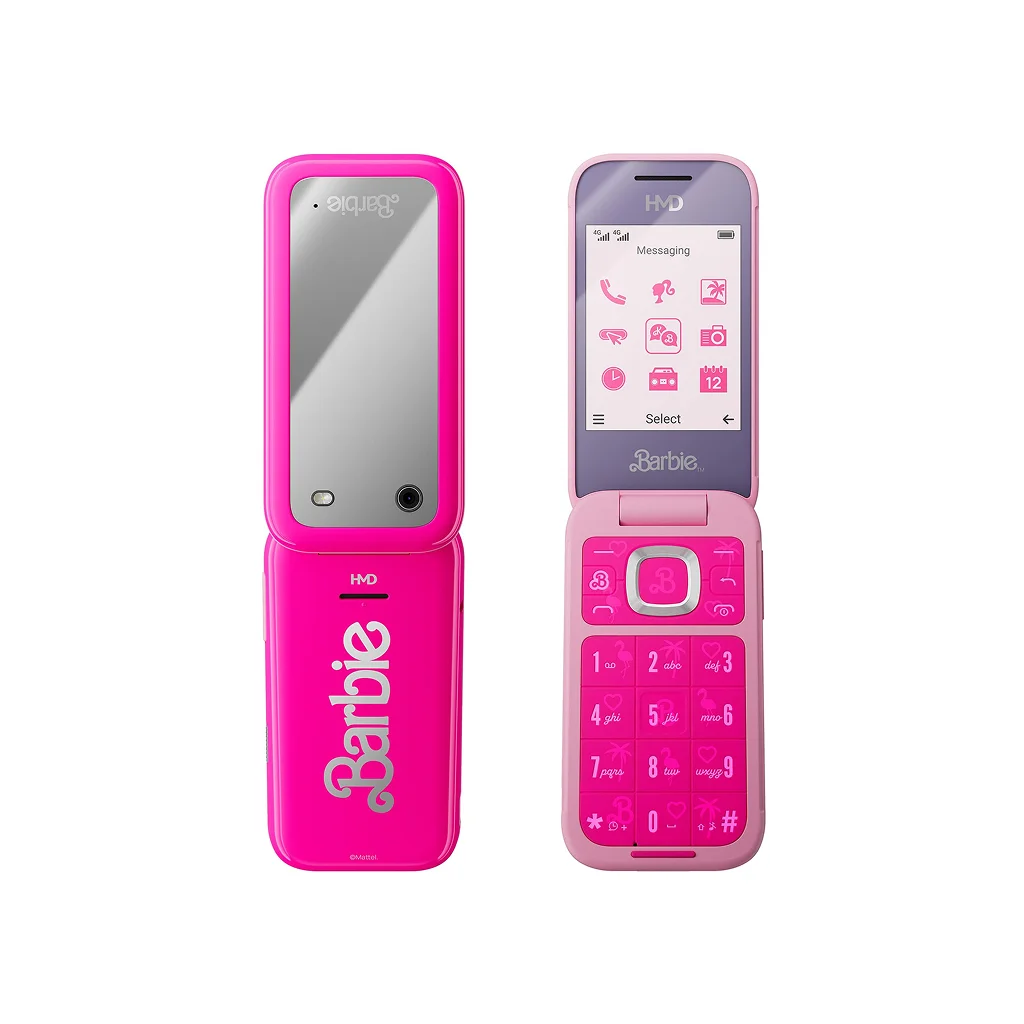 HMD (Makers of Nokia) Barbie Flip Phone