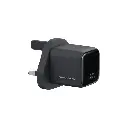 Powerology Volt-X 25W Mini Gan Wall Charger with USB C to Lightning Cable