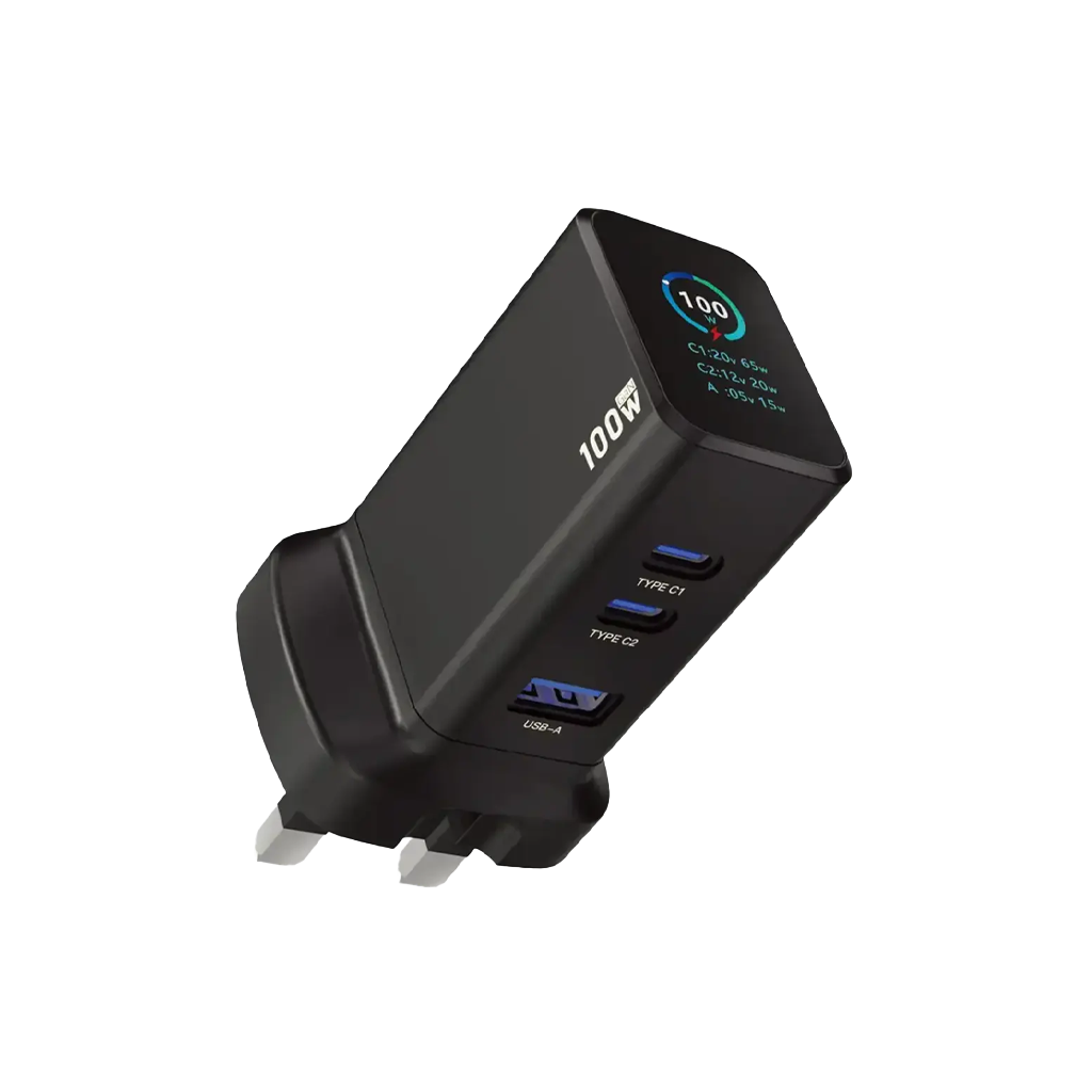 Powerology GaNex 100W Multi-Port Adapter