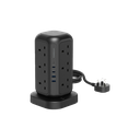 Powerology 12 AC Sockets GaN Tower Hub