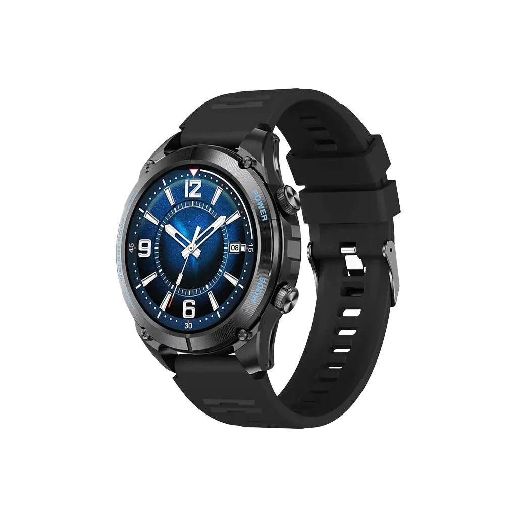 Powerology Titan Rugged Sports GPS Smart Watch (Silver)