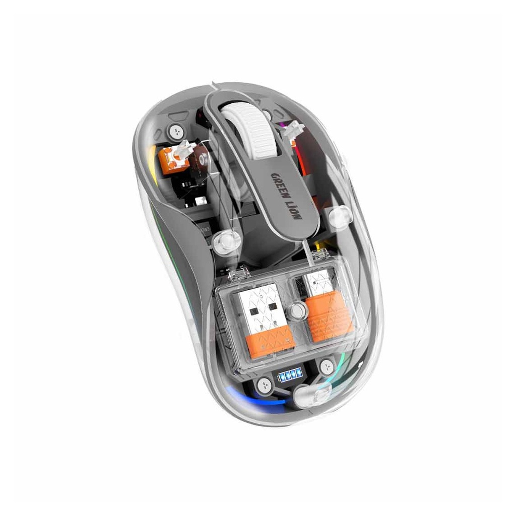 Green Lion Wireless Turtle Mouse 2400DPI (Black)