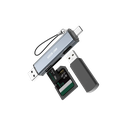 Green Lion 3 in 1 Card Reader with USB-A & USB-C Connectivity