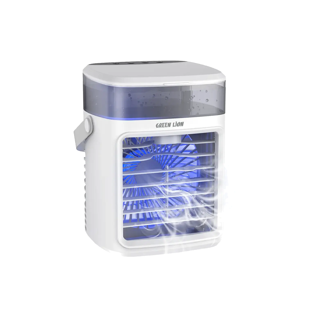 Green Lion Rechargeable Air Cooler Fan with 400mL Water Tank