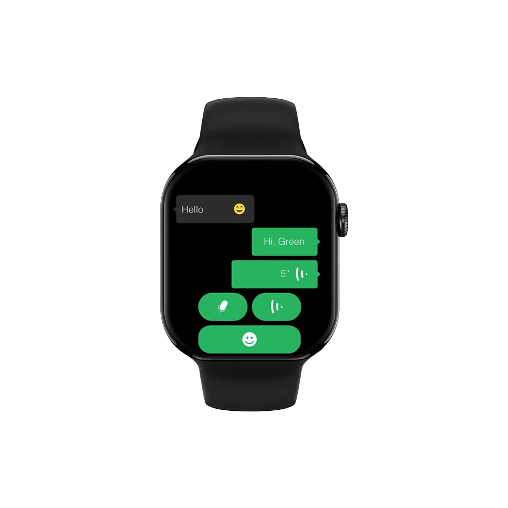 Green Lion Flex 46 – 2.06" IPS Smart Watch (Black)