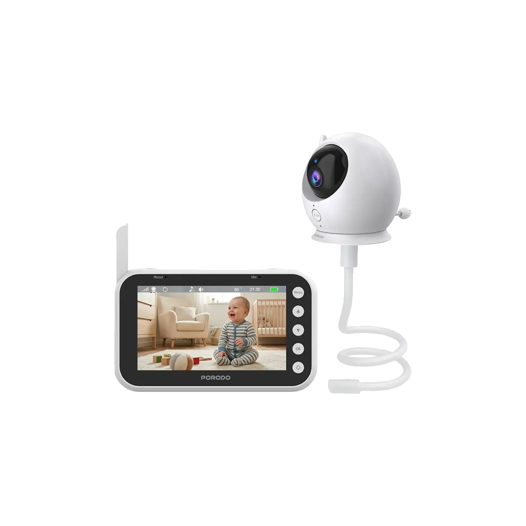 Porodo Lifestyle Lumi Baby Smart Monitor with Camera and Display Screen