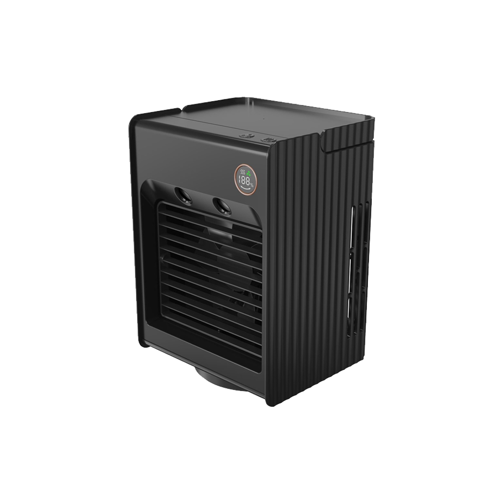 Porodo Lifestyle Air & Mist Portable Cooling Fan with Night Light