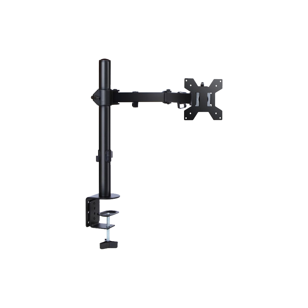 Adjustable Single Monitor Desk Mount (15"–30")