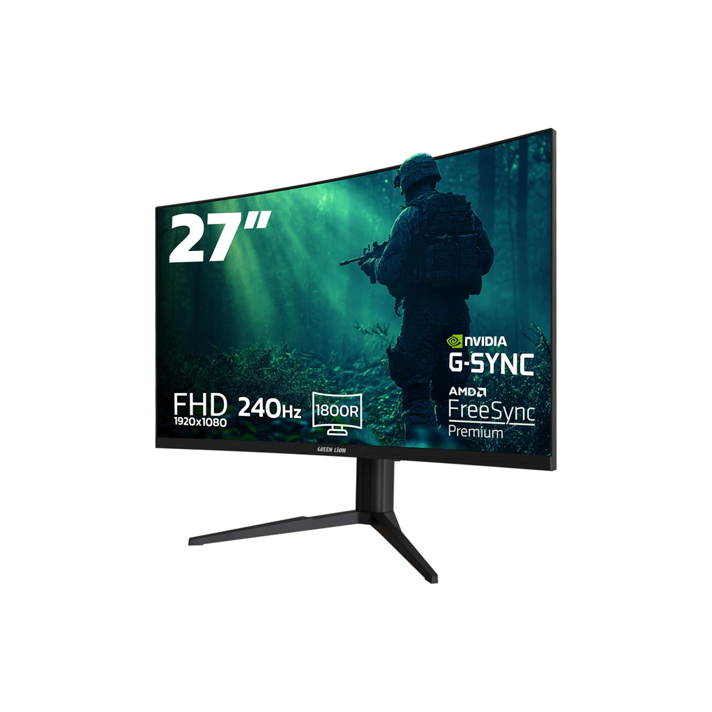 Green Lion Enigma 27" Curved Gaming Monitor