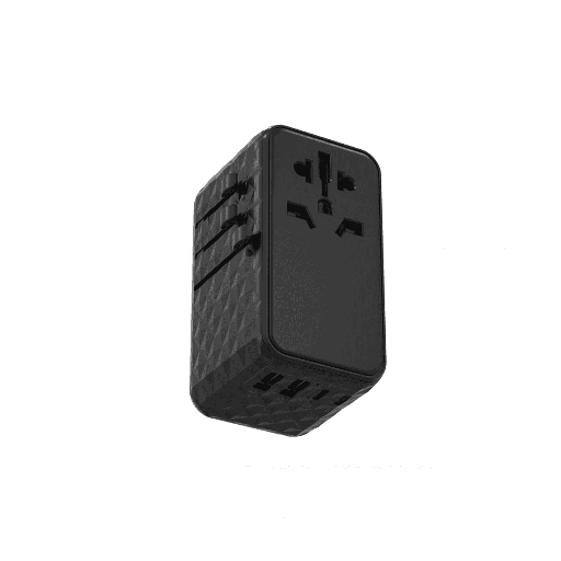 Powerology Universal GaN Super Charger 100W X2 Type C port and X2 USB A 15W port