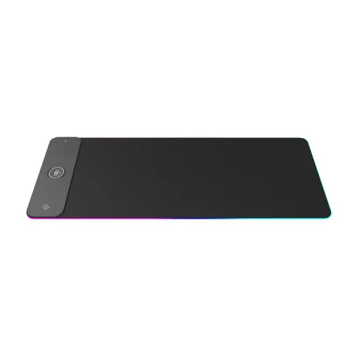 Porodo Gaming RGB Gaming Mouse Pad With 15W Fast Wireless Charger