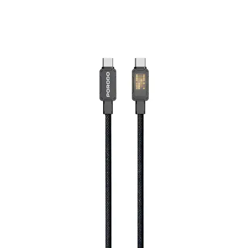 Porodo Pixelated Braided USB-C to USB-C 100W