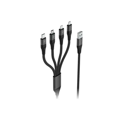 Porodo 4 in 1 Braided Cable 100W