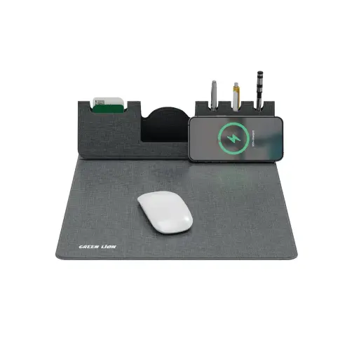 Green Lion Mouse Pad Wireless Charger