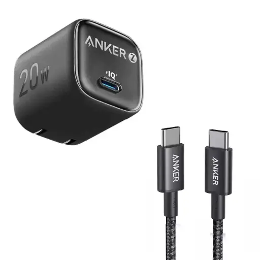 Anker Zolo 20W USB C Fast Charger with USB C to C Cable