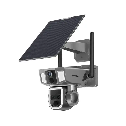 Powerology 4G/WiFi 360° Dual Lens Outdoor Camera
