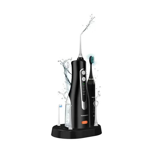 Porodo Lifestyle Ultimate Oral Care Duo Electric Toothbrush & Water Flosser Combo