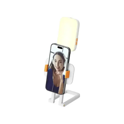 Porodo Lifestyle LumiSnap Foldable RGB Fill Light with Phone Stand
