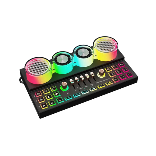 Porodo Soundtec Audiolink Multi-Platform Audio Mixer and Speaker