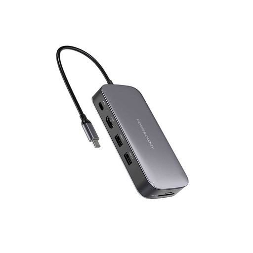 Powerology USB-C Hub & SSD Drive 256GB