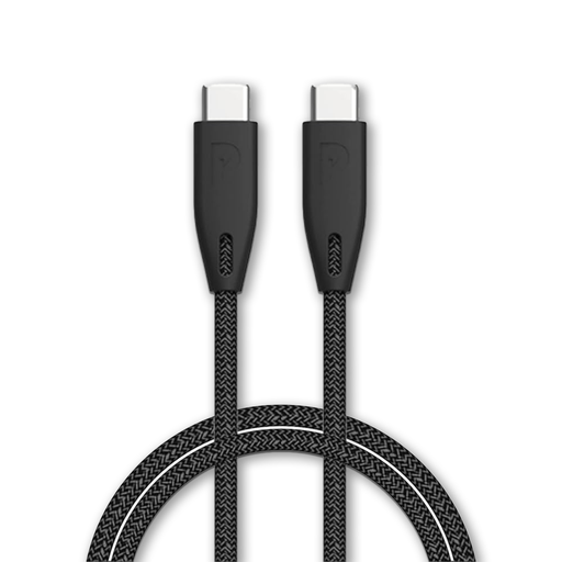 Powerology Braided USB-C to C Cable 2M
